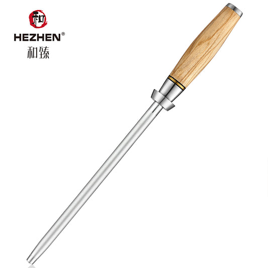 HEZHEN Sharpener Rod Knife Sharpener High-carbon Steel Emery Kitchen tool Long Lasting Sharpness