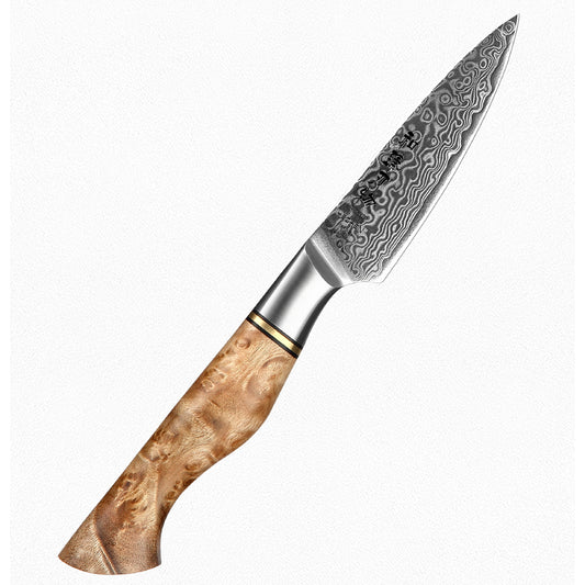HEZHEN 3.5 inch Paring Knife Real 67 Layer Damascus Super Steel Cook Knife Super anti rust Sharp Blade Fruit Kitchen Knife