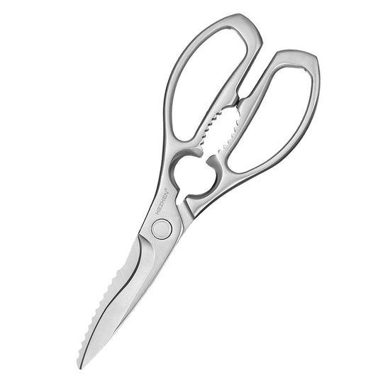 HEZHEN Kitchen Scissors Walnut Shears