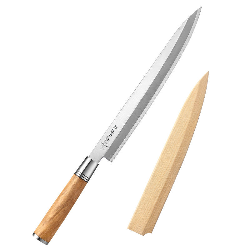 HEZHEN Premium 27cm Sashimi Knife X7Cr17MoV Forged Steel With Olive Wood Handle