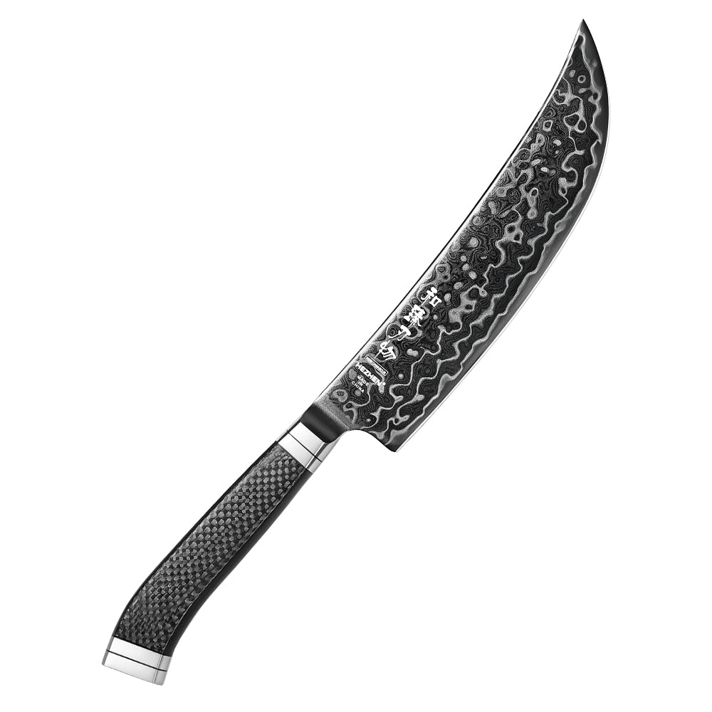 HEZHEN ZhiZhen Series Kitchen Knife,7.5"Viking Knife,Core Hardness 60±2HRC,Ideal for Gifting
