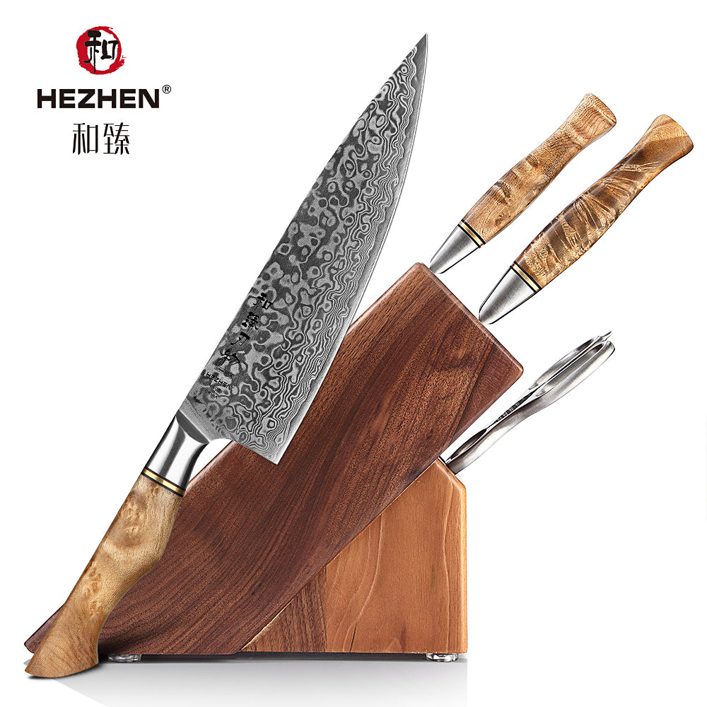 Kitchen Knife Set 67 Layer Damascus Steel Knife Chef Knives Utility Kn