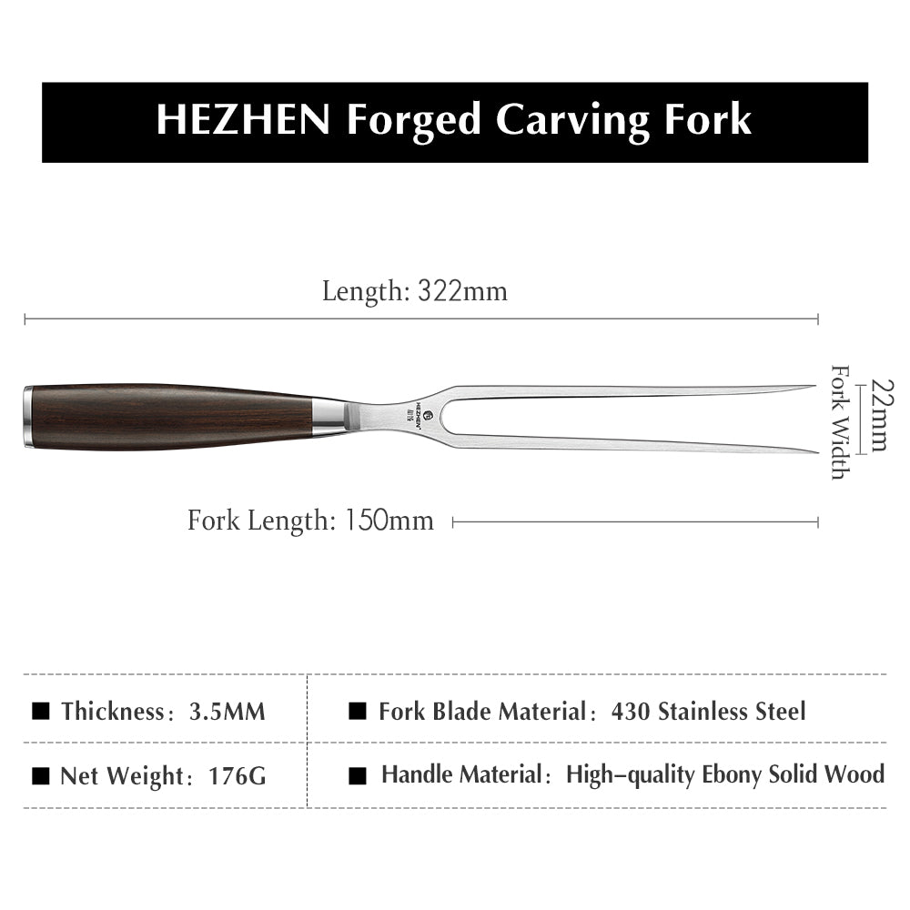 HEZHEN Classic Series Carving Fork