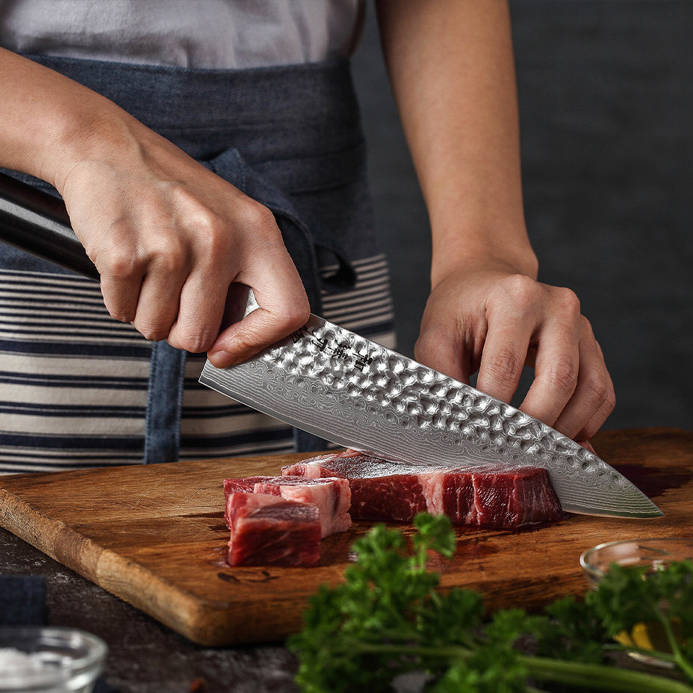 HEZHEN Classic Series  Damascus Steel 8 inch Chef Knife